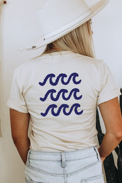 Making Waves Front and Back Tee