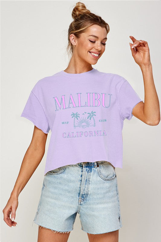 MALIBU Graphic Print Women Top