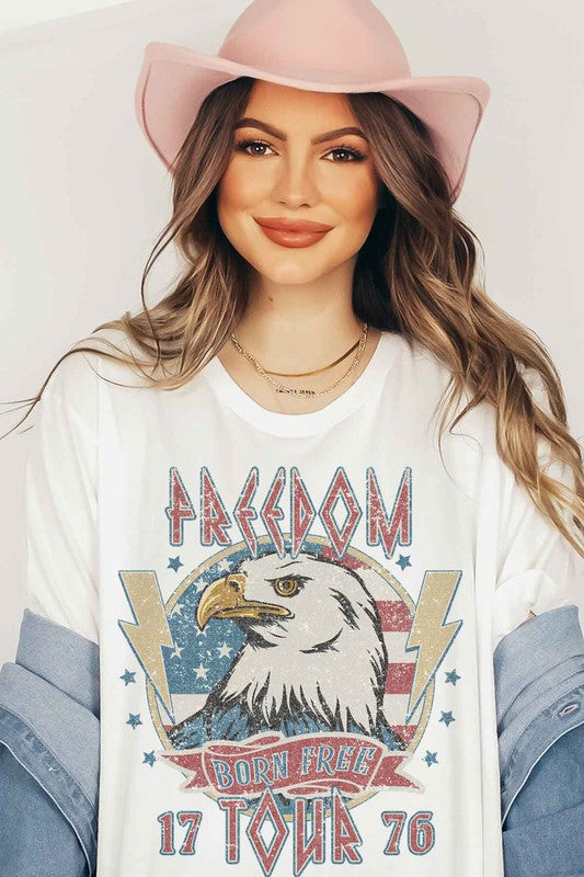 Vintage Freedom Tour Graphic T-Shirt