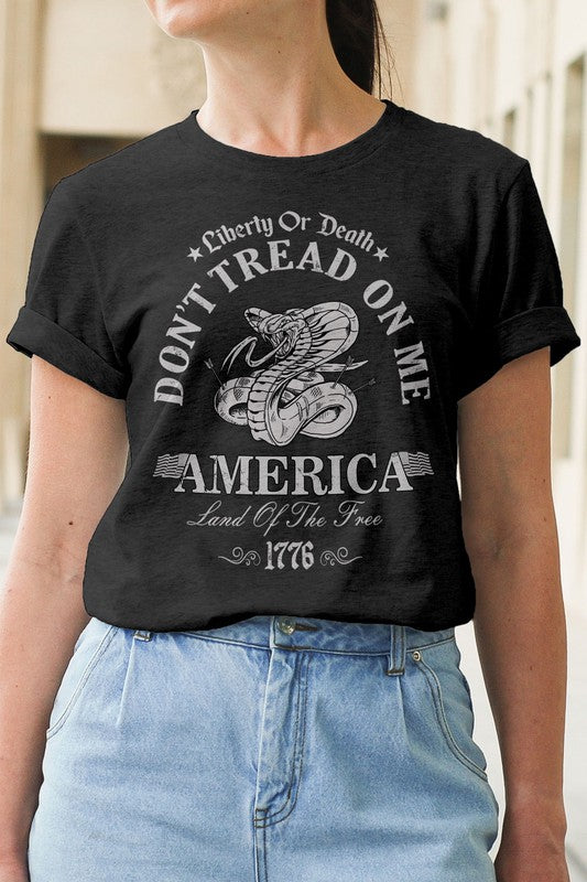 America Liberty or Death Vintage Graphic Tee