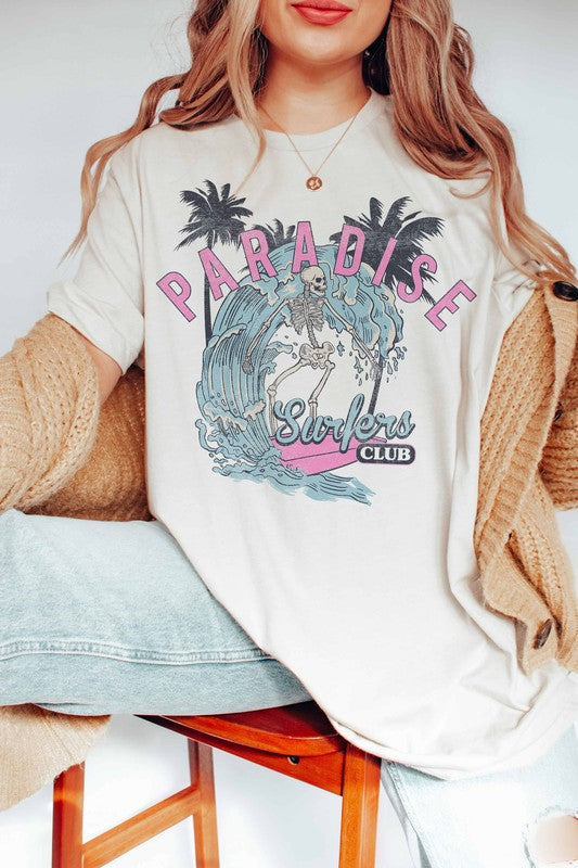PARADISE SURFERS CLUB GRAPHIC TEE