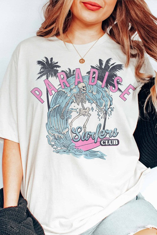 PARADISE SURFERS CLUB GRAPHIC TEE
