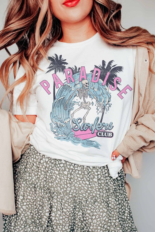PARADISE SURFERS CLUB GRAPHIC TEE