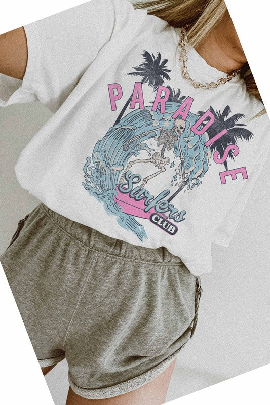 PARADISE SURFERS CLUB GRAPHIC TEE