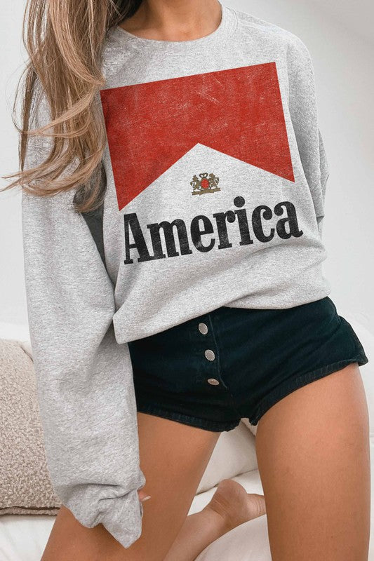 MARLBORO AMERICA GRAPHIC SWEATSHIRT