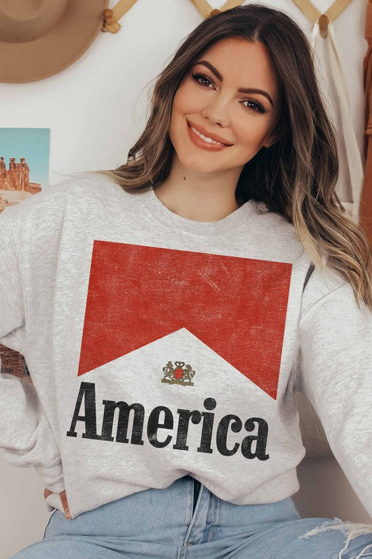 MARLBORO AMERICA GRAPHIC SWEATSHIRT