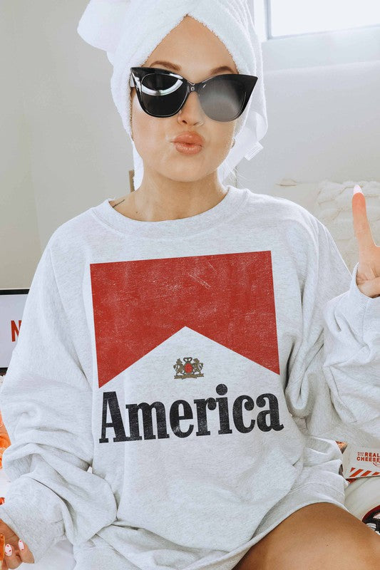 MARLBORO AMERICA GRAPHIC SWEATSHIRT