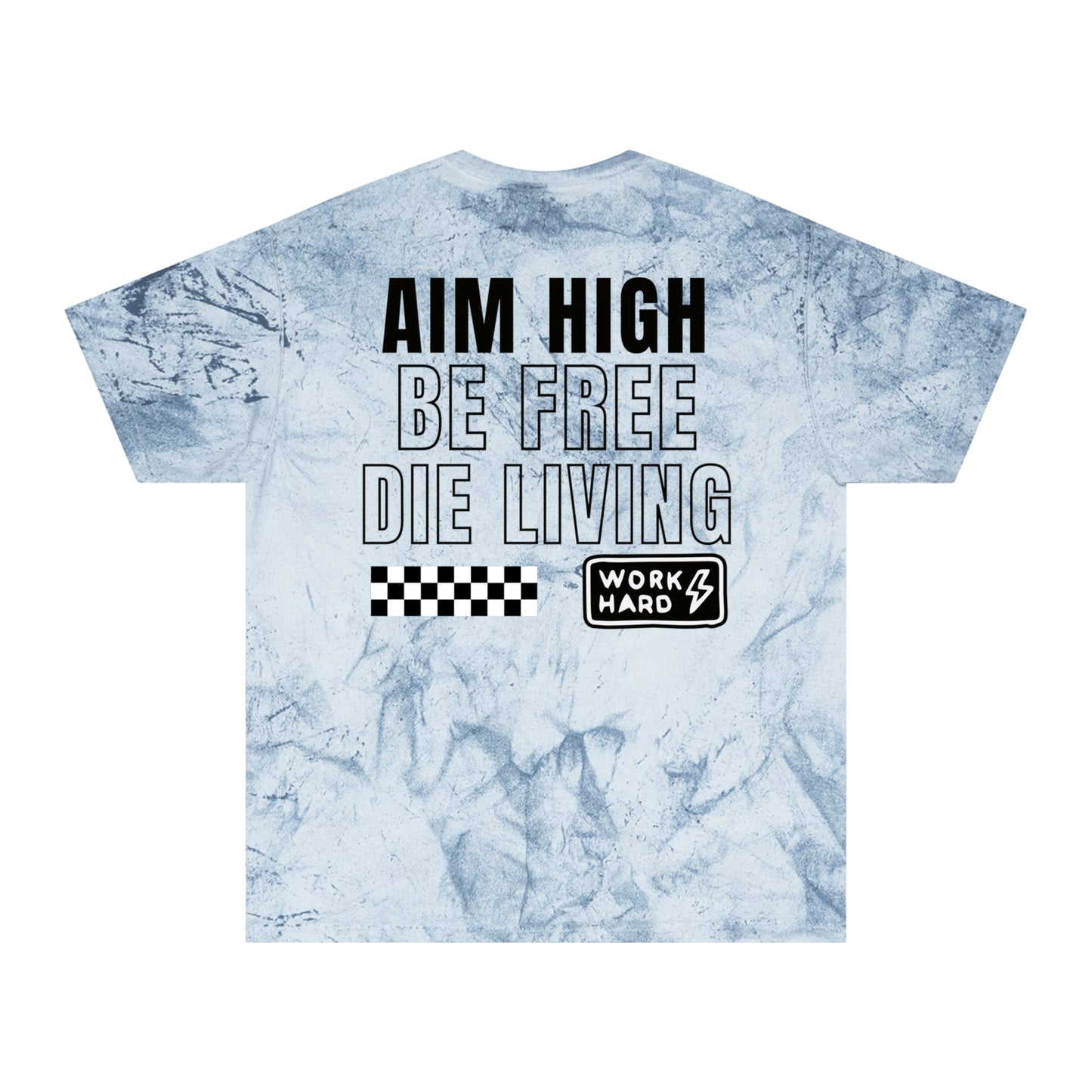 Aim High Be Free Garment Dyed T-Shirt