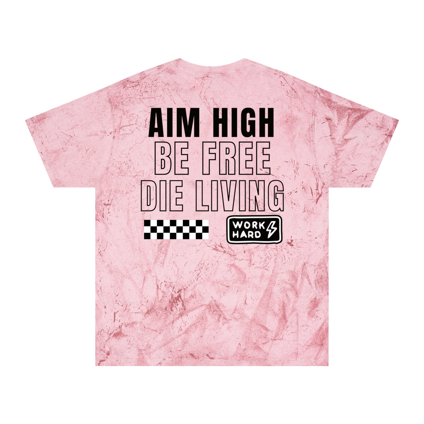 Aim High Be Free Garment Dyed T-Shirt