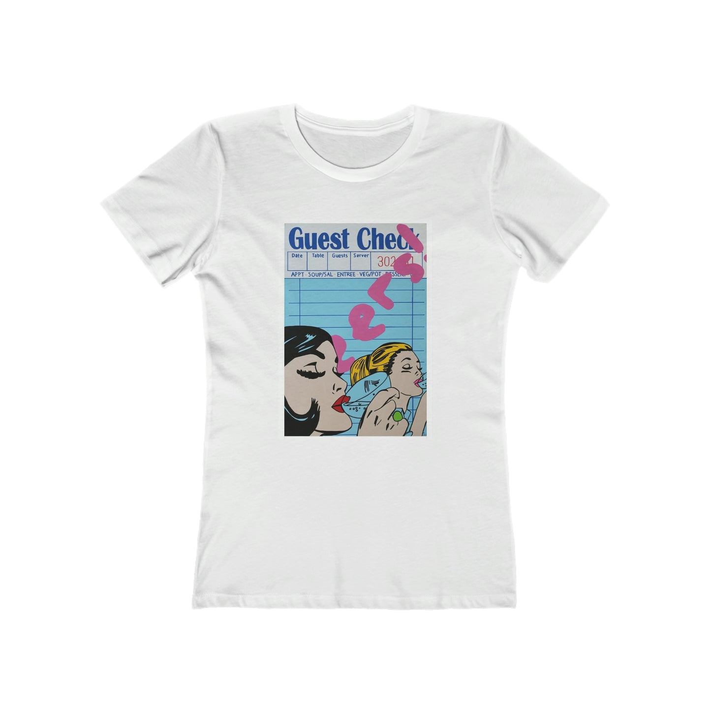 Cheers Retro Comic Women's The Boyfriend Tee