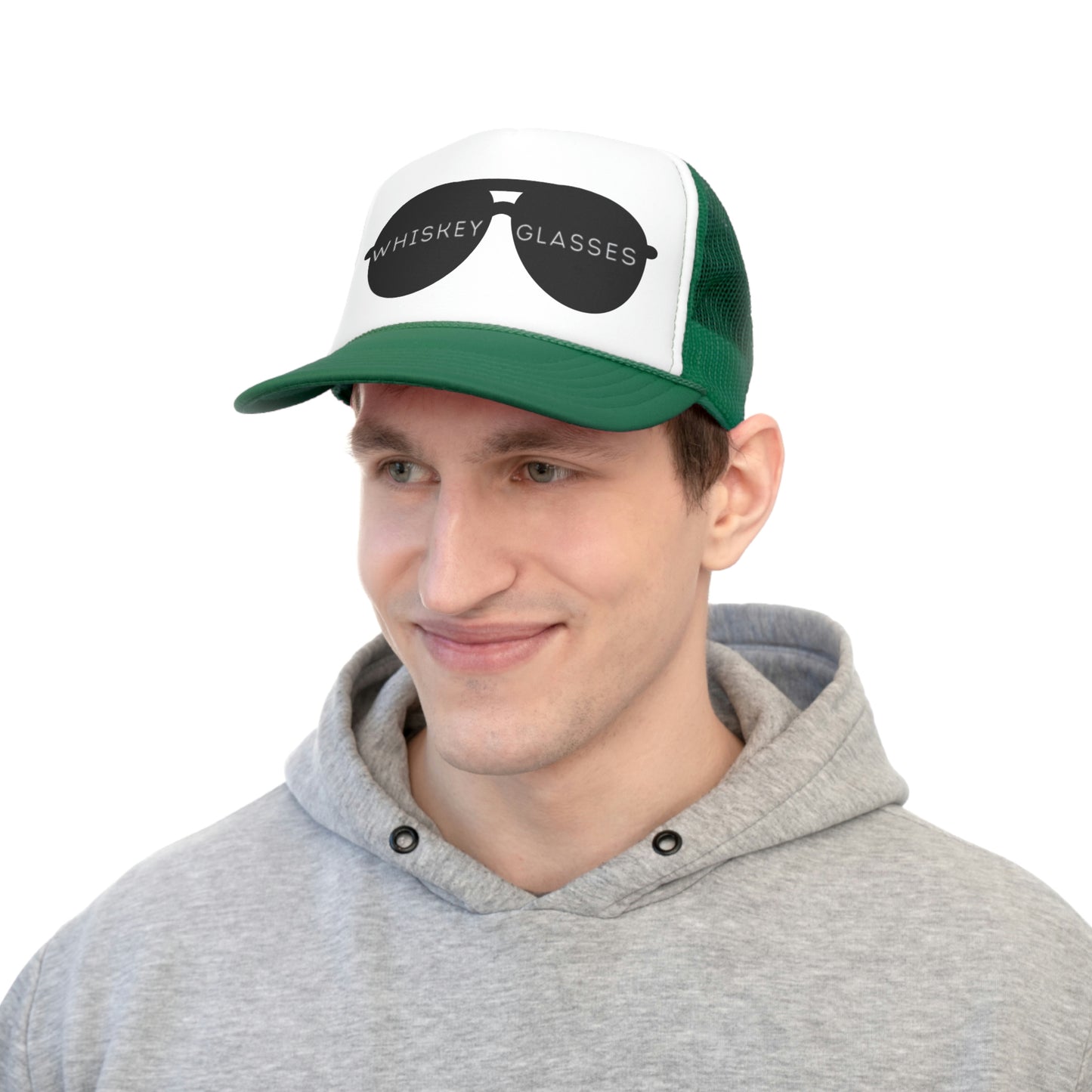 Whiskey Glasses Trucker Hat