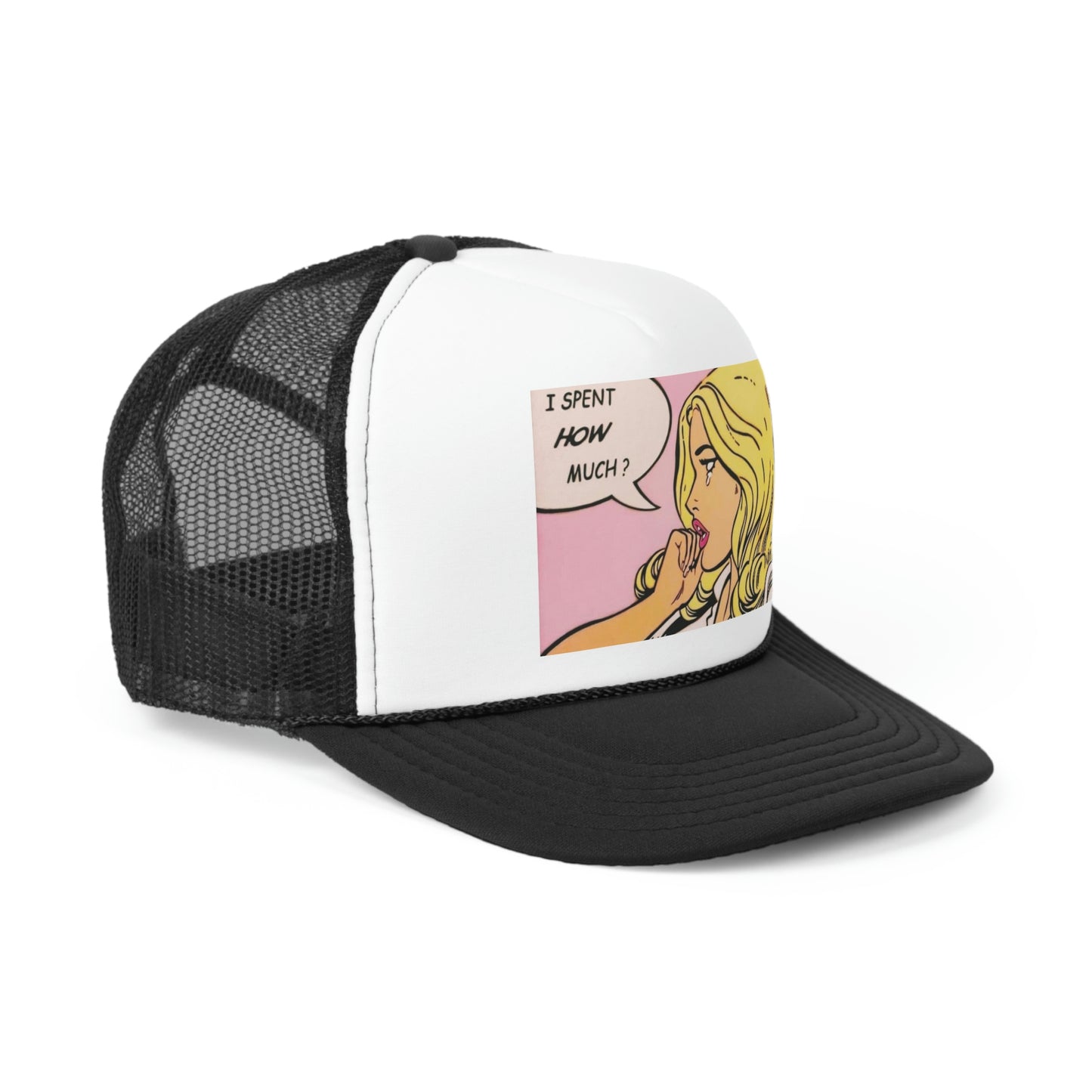 Retro Comic "I spent how much Trucker Hat"