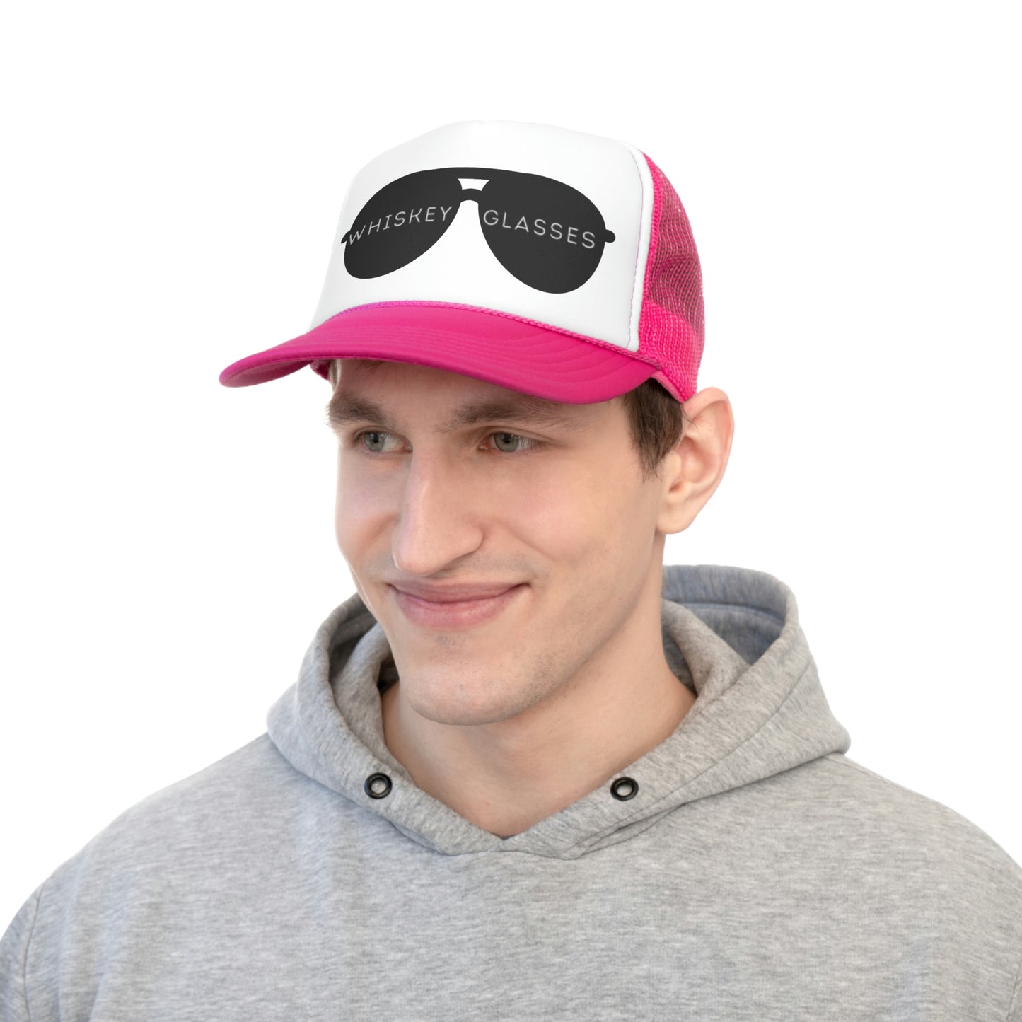 Whiskey Glasses Trucker Hat