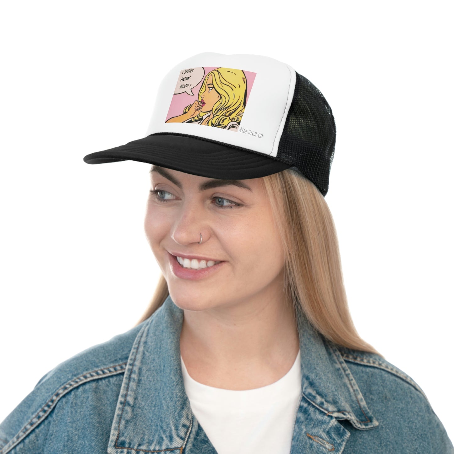Retro Comic "I spent how much Trucker Hat"