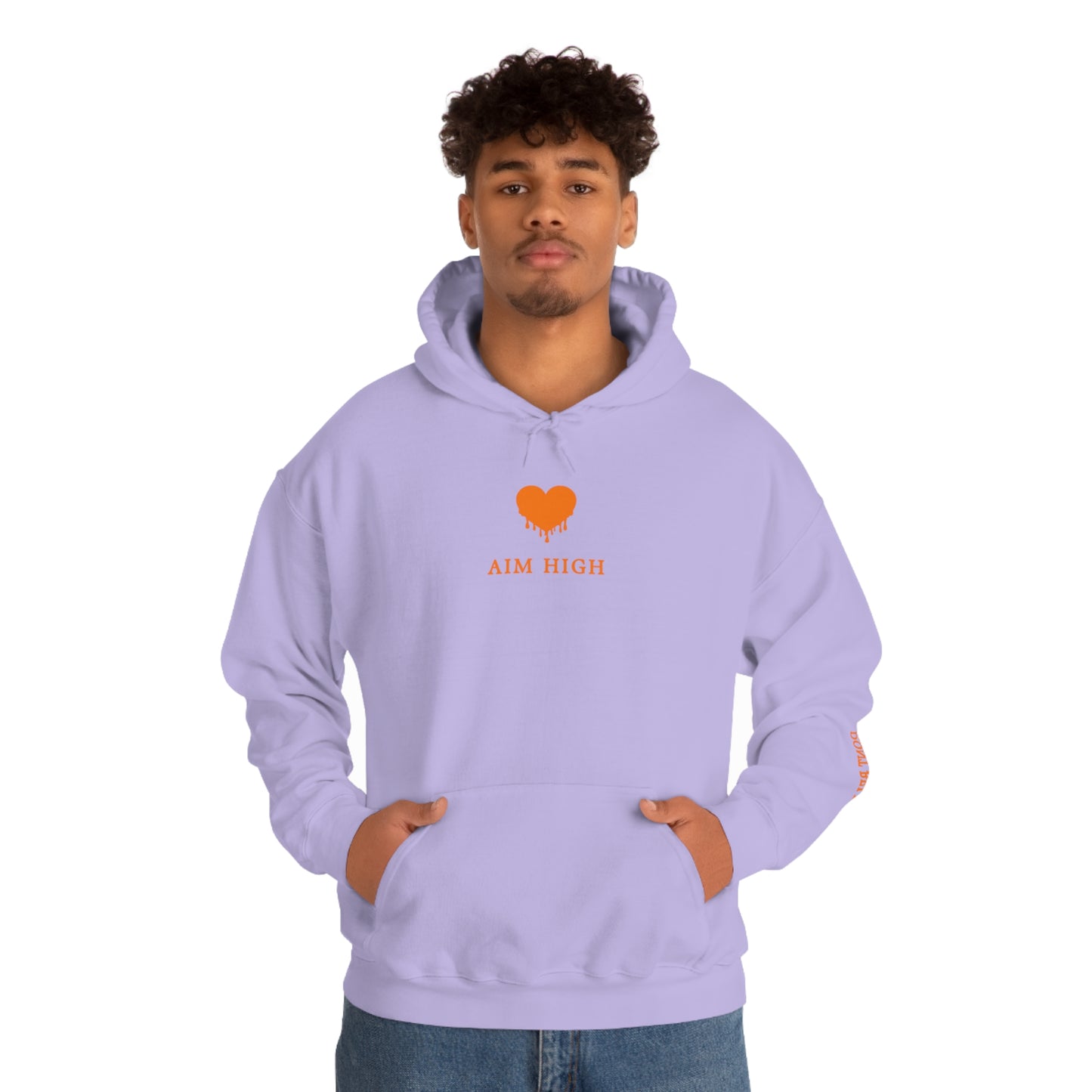 Your Anxiety is Lying to you Purple & Orange Sweatshirt Hoodie