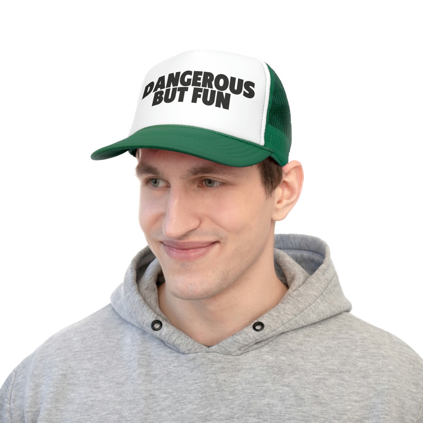 Dangerous But fun Aim high Trucker Hat