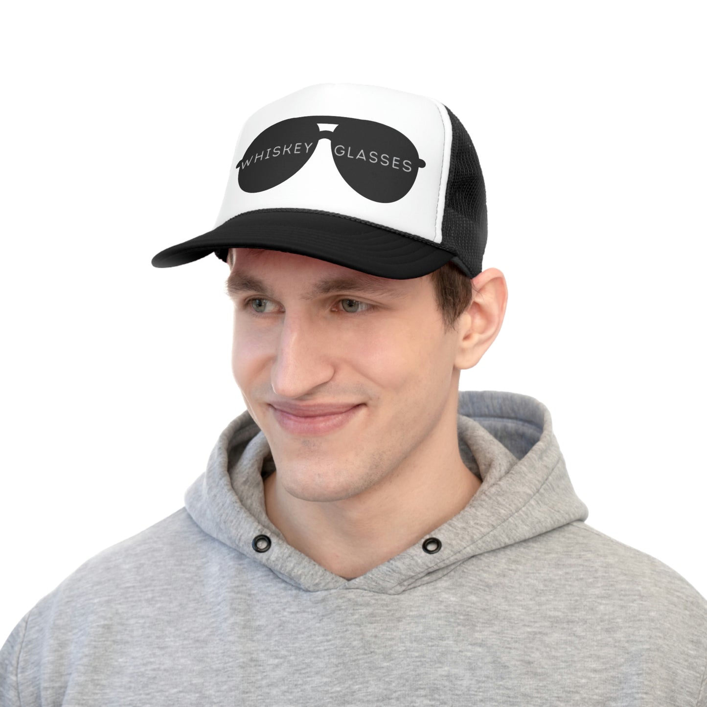 Whiskey Glasses Trucker Hat