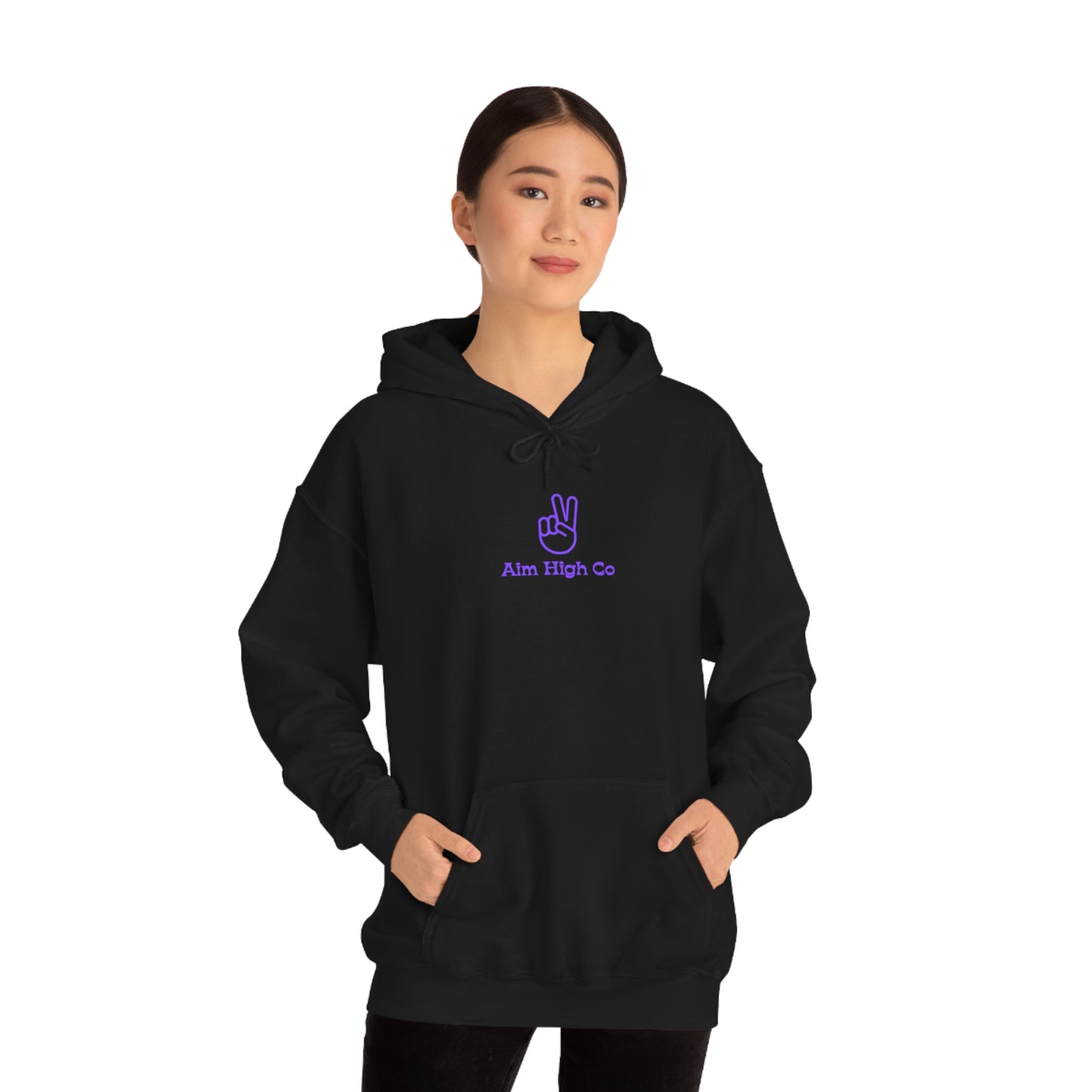 Good Times Black and Purple Hoodie Sweatshirt