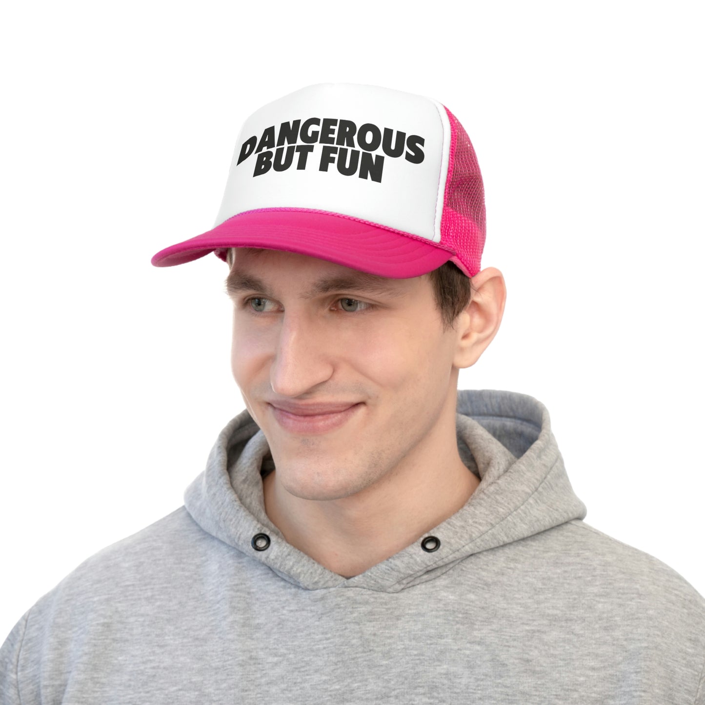 Dangerous But fun Aim high Trucker Hat
