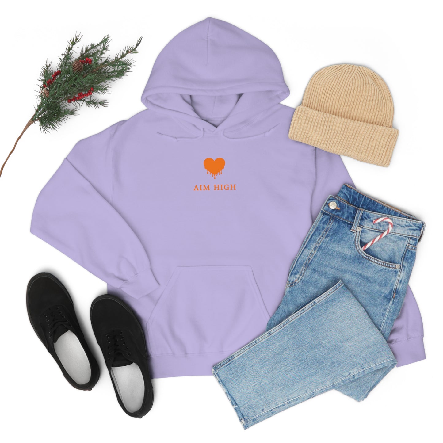 Your Anxiety is Lying to you Purple & Orange Sweatshirt Hoodie
