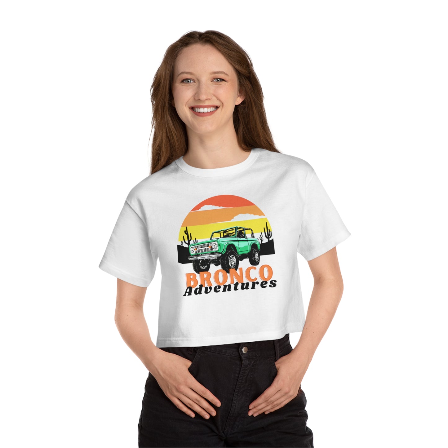 Bronco Adventures Cropped T-Shirt