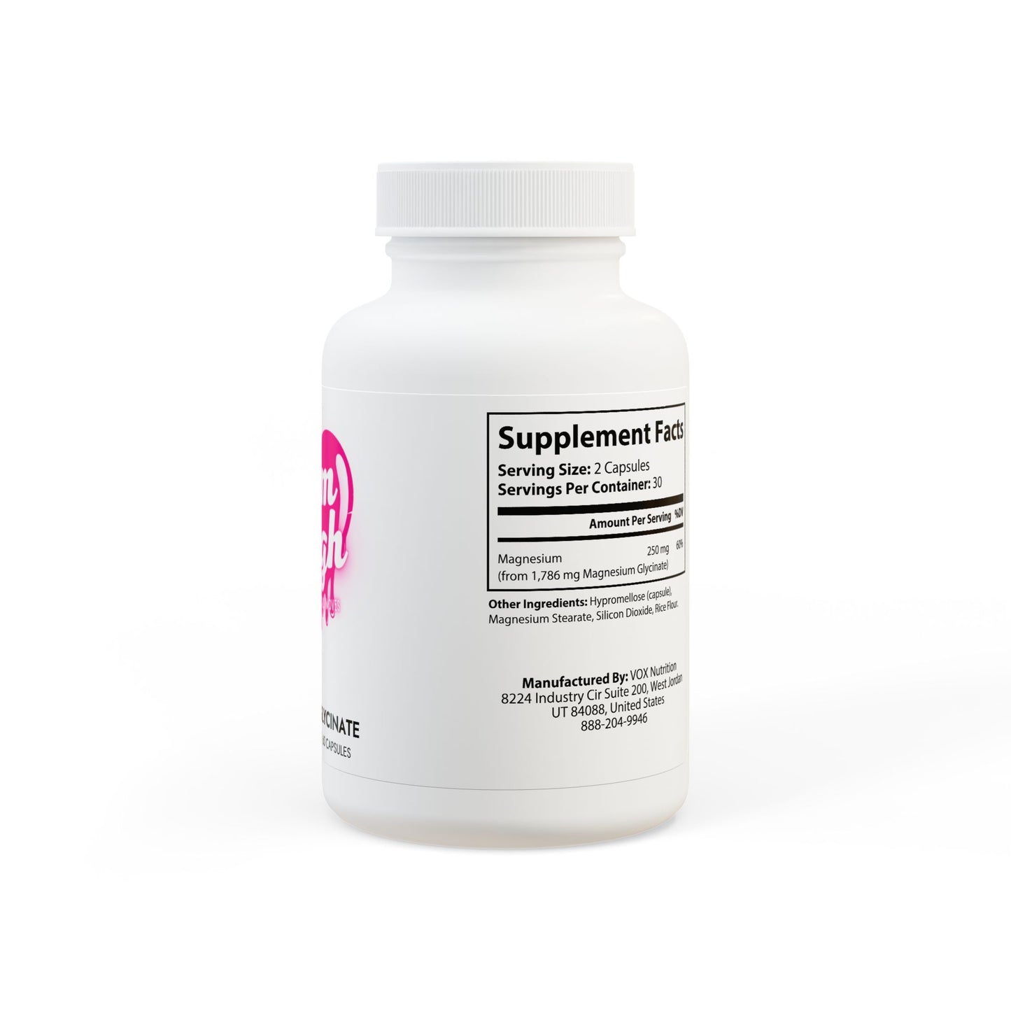 Sleepy Head Magnesium Glycinate Supplement (60 Capsules)