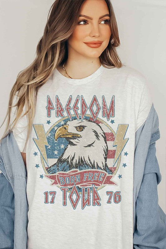 Vintage Freedom Tour Graphic T-Shirt