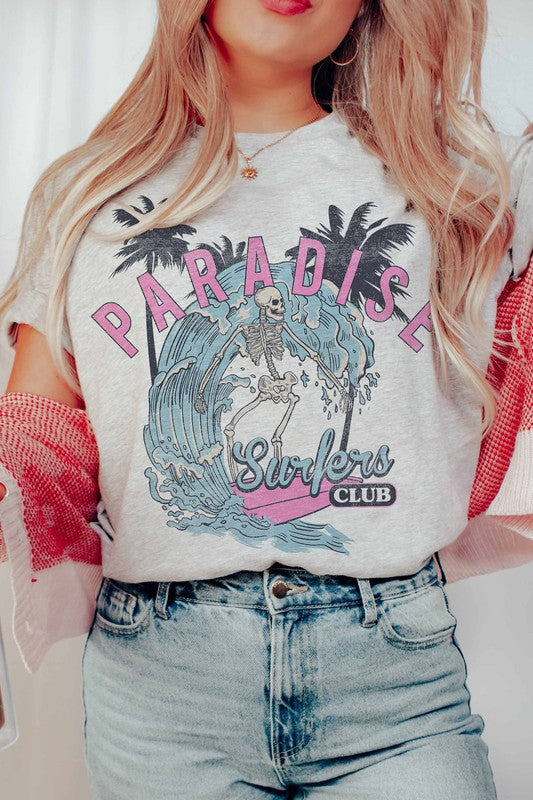 PARADISE SURFERS CLUB GRAPHIC TEE