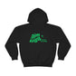 Aim High Green letters hoodie