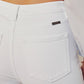 Kan Can USA HIGH RISE ANKLE SKINNY WHITE JEANS