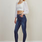 Kan Can HIGH RISE ANKLE SKINNY JEANS