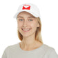 White Cheers Hat Low Profile Baseball Cap
