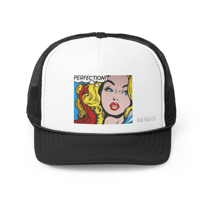 Retro Comic PERFECTION Trucker Hat