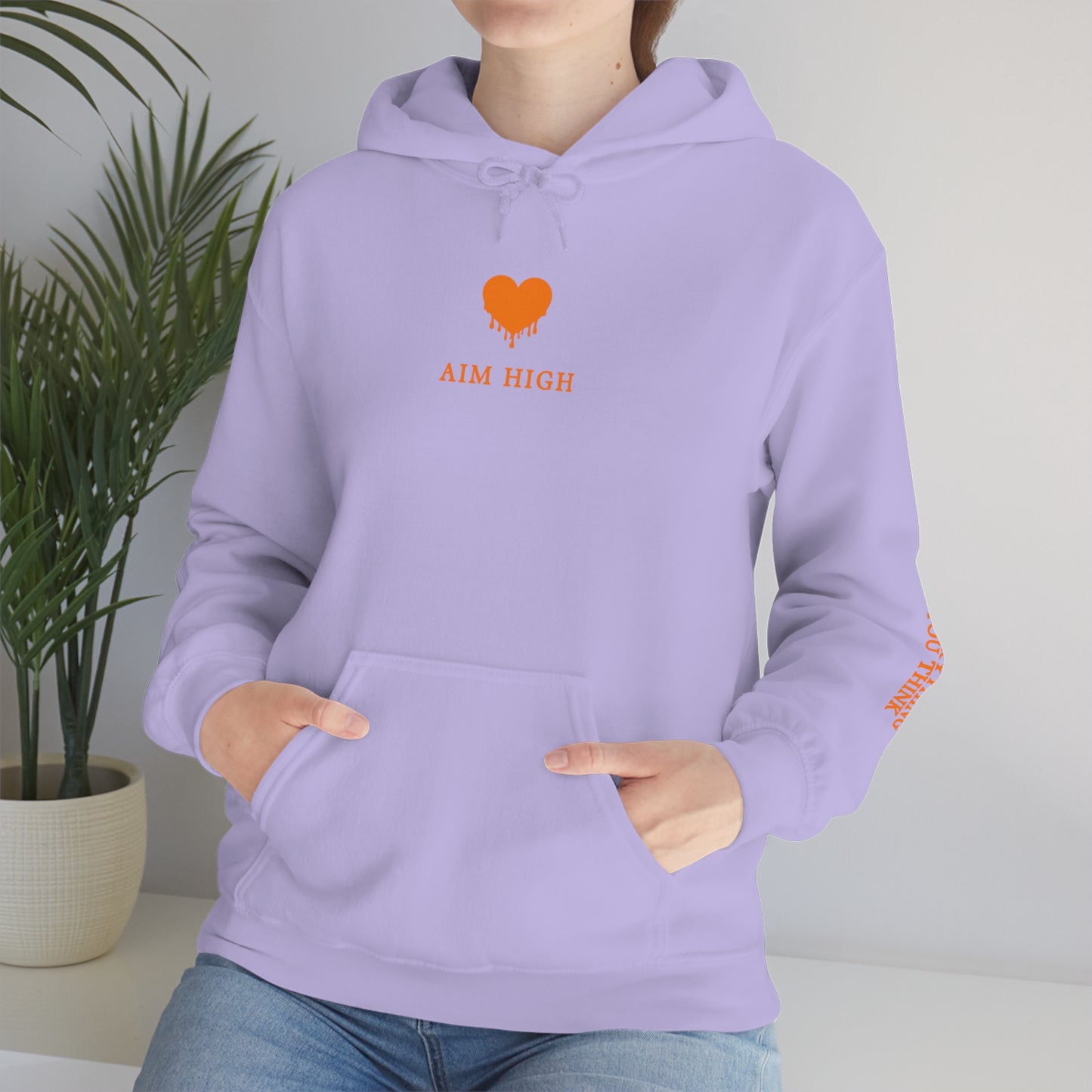 Your Anxiety is Lying to you Purple & Orange Sweatshirt Hoodie